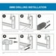 thumbnail image 5 of Toallero de baño Estantes de baño de doble capa con 4 ganchos extraíbles Toallero montado en la pare Tomshoo  Toallero, 5 of 7