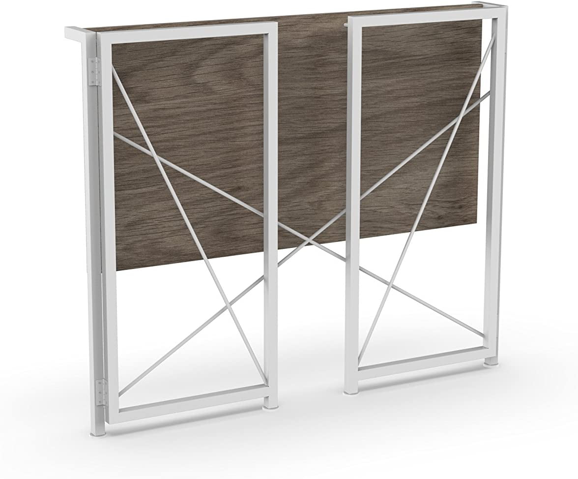 FQGGPKLK Wood Folding Desk, White