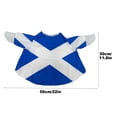 thumbnail image 3 of AZXY Scotland Flag Goose Outfit, Water-resistant Patriotic Themed Shirt for 23 Inch Lawn Goose Statue, Outdoor Gathering, Pub Night & Yard Decor, 3 of 5