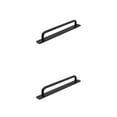 thumbnail image 4 of Speravity manija de los muebles perillas de hardware sin perforaciones de varios tamaños tiradores de puertas resistentes al desgaste decoración del Negro/224 mm 2piezas Speravity CBP376763, 4 of 6