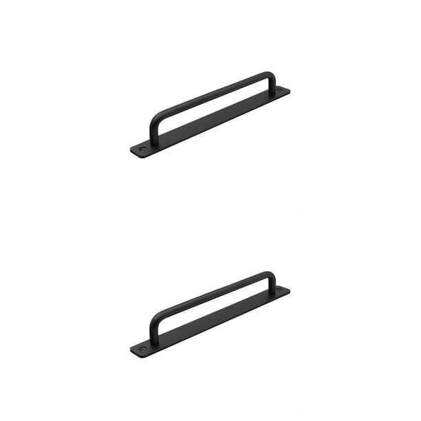 Riwesomey manija de los muebles con tornillos de montaje perillas de hardware mejora tiradores de puertas resistentes al desgaste decoración negro / 224 Negro/224 mm 2piezas Riwesomey CBP376763