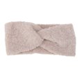 thumbnail image 1 of Ofertas Únicas 1 Pc Diadema Simple de Forro Polar Cruzado Color Rosa, 1 of 5