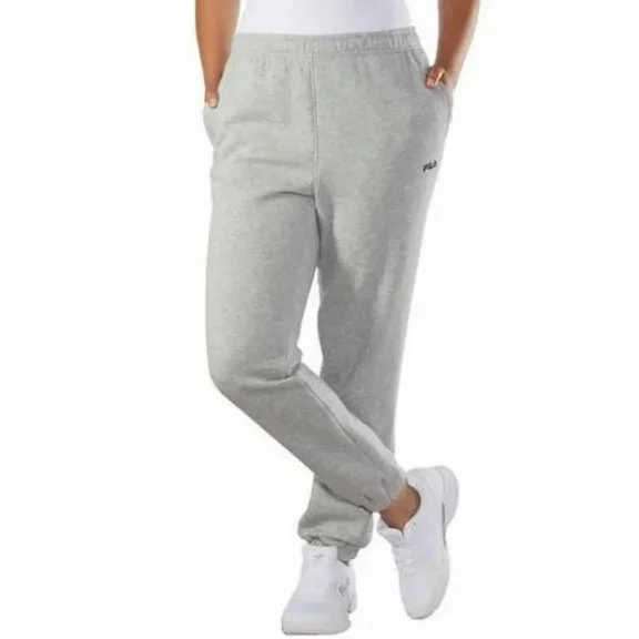 Fila Women's Jogger Pants (Gray, X-Large)
