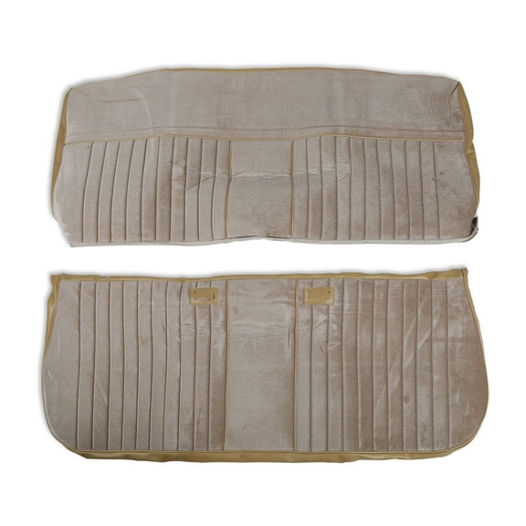 Brothers Trucks 05-323 Seat Upholstery Deluxe Pleat Cloth/Vinyl - Tan