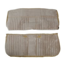 Brothers Trucks 05-323 Seat Upholstery Deluxe Pleat Cloth/Vinyl - Tan