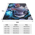 thumbnail image 5 of Sukuna Jujutsu Kaisen Soft Micro Fleece Cozy Throw Blanket Lightweight Fuzzy Flannel Blankets Sofa Decor Gifts, 5 of 9