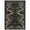 Black, variant on Fnova 2x6 Washable Snake Print Area Rugs, Non Slip Stain Resistant Gothic Indoor Carpet, Oeko-Tex Certified, Black