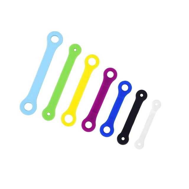 Aide à Manger Anti-Secousse Vaisselle Outil en Silicone pour Manger Seulement 7 Sangles de Main
