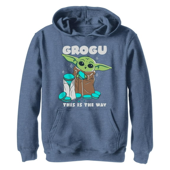 Boy's Star Wars: The Mandalorian The Grogu Way Pull Over Hoodie