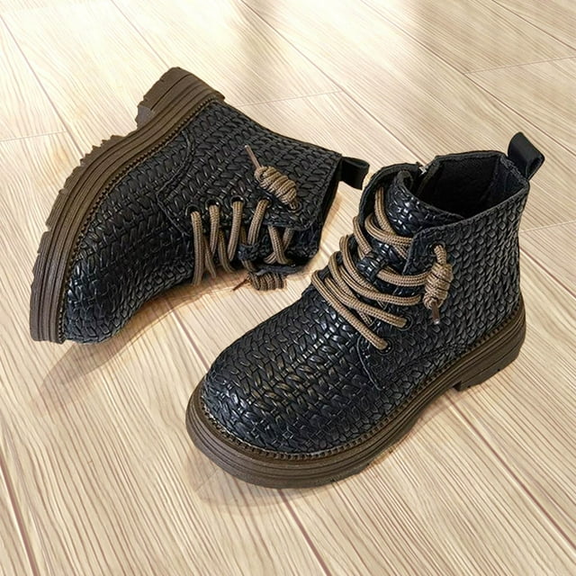Children's Boots, Single Boots, Solid Color, Cute, Fashionable, Exquisite Short Boots