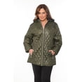 thumbnail image 1 of White Mark Manteau Matelassé pour Femmes, 1 of 5