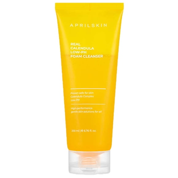 Gel limpiador APRILSKIN de caléndula de bajo pH, 200 ml, vegano