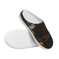 thumbnail image 3 of Lsque Forest Creek Cute Dog Pattern Womens Comfort Cotton on Scuff With Memory Foam and Anti-skid Sole Slipper-46/47, 3 of 7