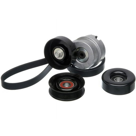 Serpentine Belt Drive Component Kit - Compatible with 2005 - 2006 Ford F-150 4.2L V6 GAS