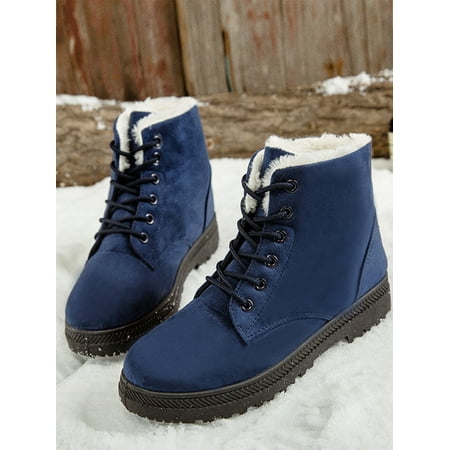 

Audeban Winter Ankle Snow for women Boots Walking Hiking Shoes Trainers