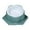 Green, variant on Pet Feeding Bowl Tall Cat And Dog Rice Bowl Spill Water Feeder for - Elevated Pet Diner with Stable Base and Easy, 21 cm, Grey