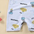 thumbnail image 5 of CAUYDY Baby Bodysuit Short Sleeve Romper 3 6 9 12 18 24 Months Newborn Spring Summer Pajamas Preemie Infant Boys Girls Sleepers Loungewear Sizes 3-6 Months,Light Blue, 5 of 6