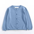 thumbnail image 2 of Toddler Knit Cardigan Toddler Boys Girls Button Up Sweater 6-12 Months 12-24 Months 2T 3T 4T 5T 6T 7T 8T 9T Children 5-6 Years, 2 of 5