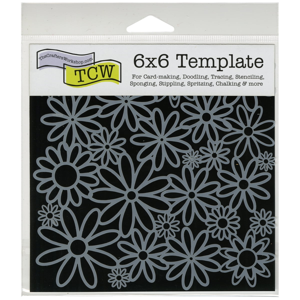 crafter s workshop template 6 x6 daisy cluster