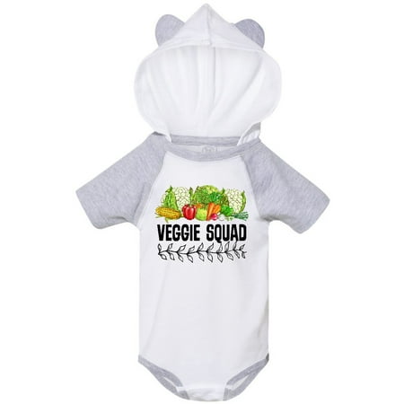 

Inktastic Veggie Squad Vegan Vegetarian Gift Baby Boy or Baby Girl Bodysuit