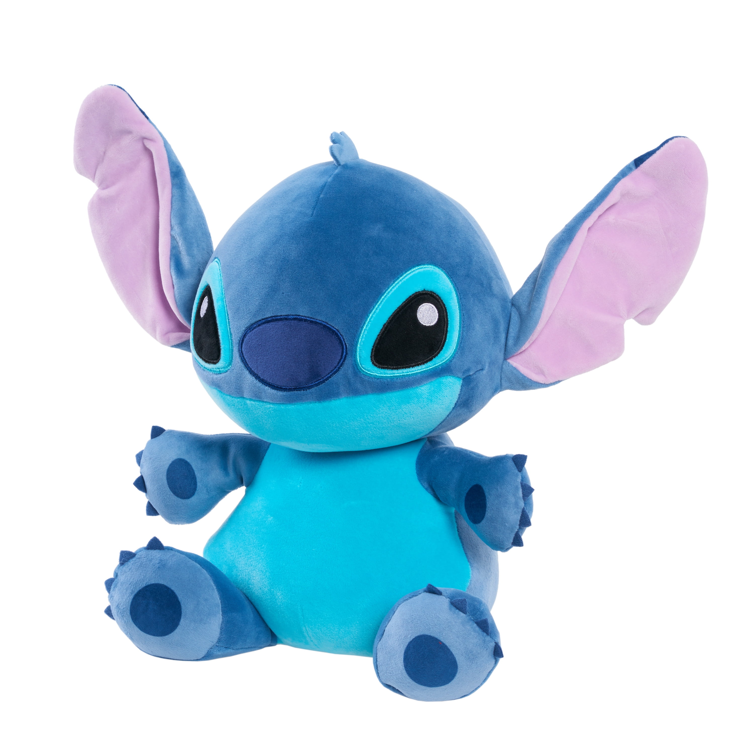 Disney Classics 14-inch Stitch, Comfort Weighted Plush, Kids Toys for ...