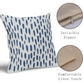 thumbnail image 4 of Blue White Polka Dots Pillow Covers 20x20 Set of 2 Modern Trendy Minimalist Art Brush Print Decorative Outdoor Pillowcases Abstract Farmhouse Throw Cushion Case Decor for Couch Sofa Bed, 4 of 6