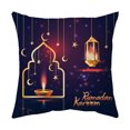 thumbnail image 2 of YAOMOBB Housse de Coussin Décorative Motif Exquis Lavable Texture Fine Imprimé Lune Étoile, 2 of 6