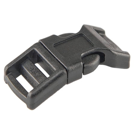 Metal Side Release Buckles - 1/2 Inch Contoured Side Release Plastic Buckles