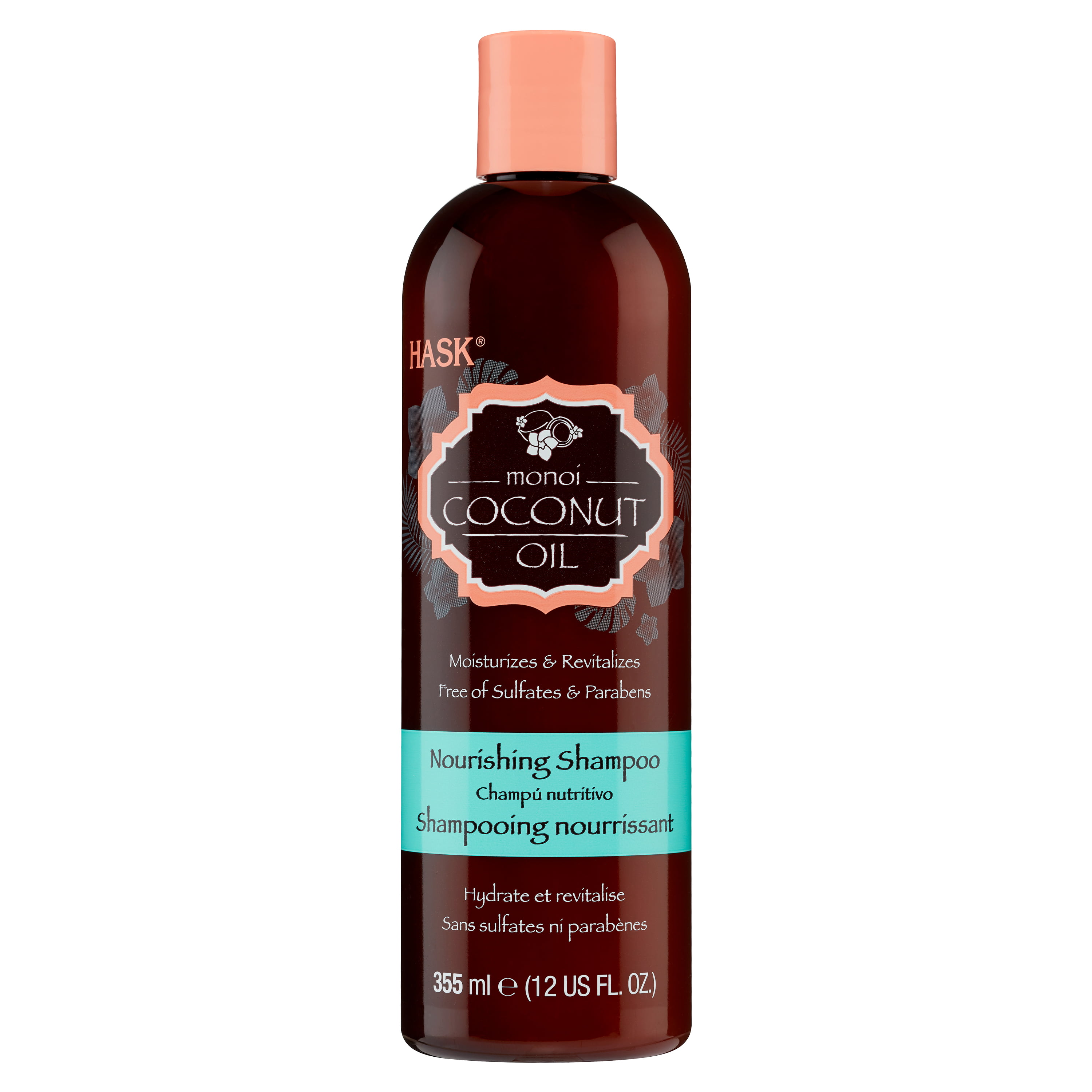 Hask Nourishing Shampoo Sulfate Free Monoi Coconut Oil 12 Fl Oz