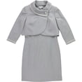 thumbnail image 1 of Tahari Ensemble Robe à Garniture de Perles pour Femme, Gris, 12, 1 of 5