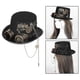 thumbnail image 5 of Steampunk Hat With Cosplay Party Goggles For Accessory Disguise, 5 of 5