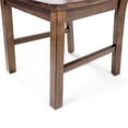 thumbnail image 6 of Furniture of America Elsbeth Wood Dining Side Chair in Walnut (Set of 2), 6 of 7