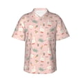 thumbnail image 1 of Fotbe Chicken And Goose Camisa Hawaiana para Hombre Unisex – Camisa Casual de Verano con Botones de Manga Corta de Algodón y Lino,3X-Large, 1 of 7