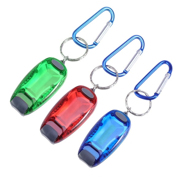 WASHWEPE Clip On Led Light Safety Light Assorted Color 3Pcs For Joggers And Pets Visibility