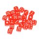 thumbnail image 4 of 25 Piezas Juegos Matemáticas Sunnimix Dados Translúcidos de 6 12mm Color Roja, 4 of 8