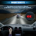 thumbnail image 3 of Unique Bargains 10pcs Reflective Stickers Arrow Shape Safety Tape Reflector Universal for Cars Waterproof PET Red, 3 of 7