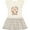 Natural with Stripes, variant on Inktastic I Love My Grandma Girls Toddler Dress