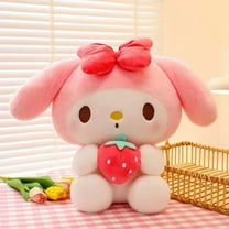 60cm Big Size New Sanrio Kuromi Cartoon Strawberry Plush Toy Doll My Melody Stuffed Animal Christmas Gift Plushies