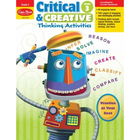 Pre-Owned Critical and Creative Thinking Activities, Grade 3 Teacher Resource (Paperback) 1596733993 9781596733992
