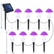 thumbnail image 2 of Lámpara de hongo para exteriores, lámpara de hongo LED solar, decoración impermeable para patio, jardín, cabezal de borde redondo, 2 of 5