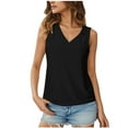 thumbnail image 2 of Tops for Women Summer Casual Ruffle Trim Sleeve Square Neck T Shirts, Limited Time, Under 10 Dollars WX0001, 2 of 6