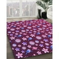 thumbnail image 2 of Ahgly Company Indoor Rectangle Patterned MediumOrchid Purple Area Rugs, 8' x 12', 2 of 6