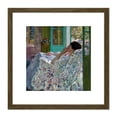 thumbnail image 1 of Frieseke Afternoon Yellow Room 1910 Painting 8X8 Inch Square Wooden Framed Wall Art Print Picture with Mount, 1 of 4