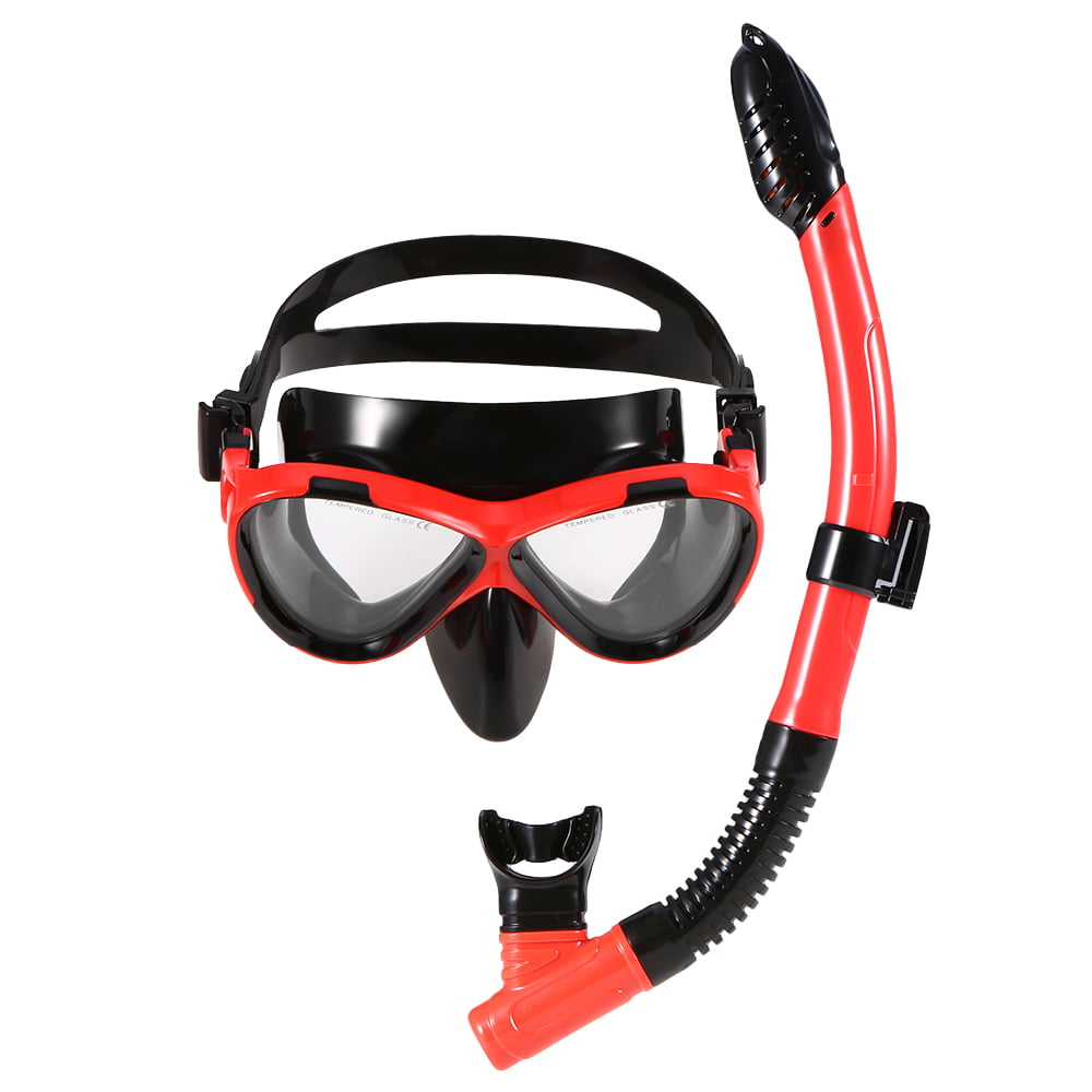 Kids’ Underwater Mask Snorkel Set Comfortable Double Lens Mask & Breathing Tube 