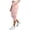 816#Pink, variant on Women's Elastic Waist Cargo Capris Relaxed Fit Lightweight Summer Casual Cropped Trousers White L