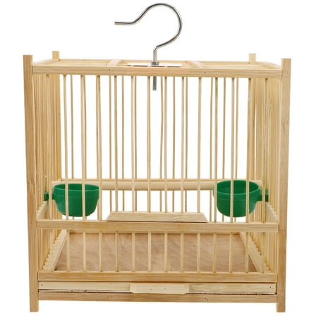 Pawsdot Small Bird Holder Portable Pet Bird Cage 1 Set