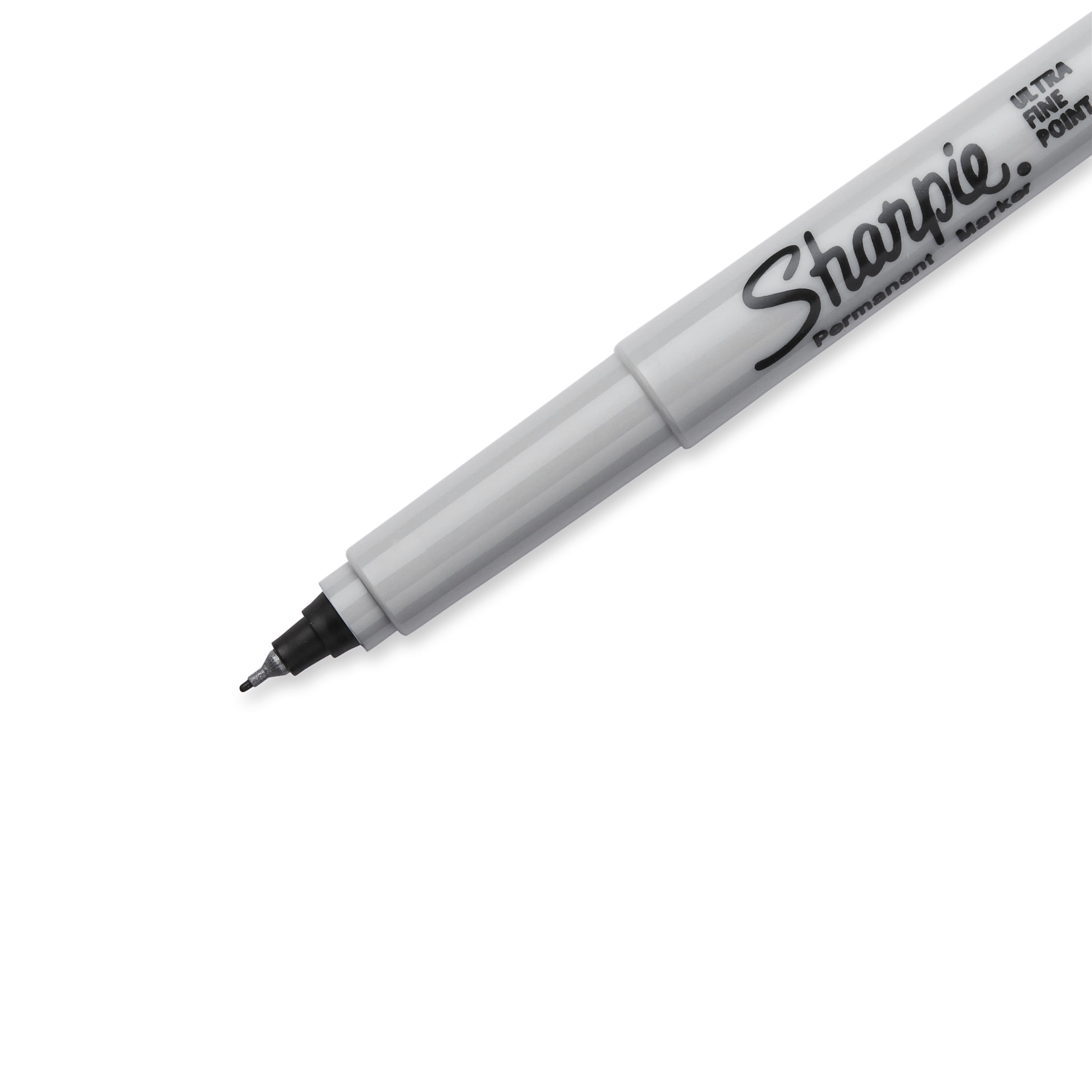 Sharpie Permanent Black Markers, Ultra Fine Tip, 2 Count