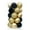 black gold, variant on 25Pcs Handmade Christmas Baubles Beautiful Christmas Sphere Set Gift for Seasonal Decoration Enthusiasts