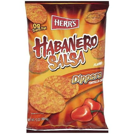 Herr Foods Herrs Dippers Tortilla Chips, 13 oz