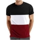thumbnail image 1 of pstuiky camiseta de hombre, Camiseta y blusa informales de cuello redondo con parches para hombre, para fitness, deportes, pantalones cortos y mangas camisetas de hombre xl, 1 of 5